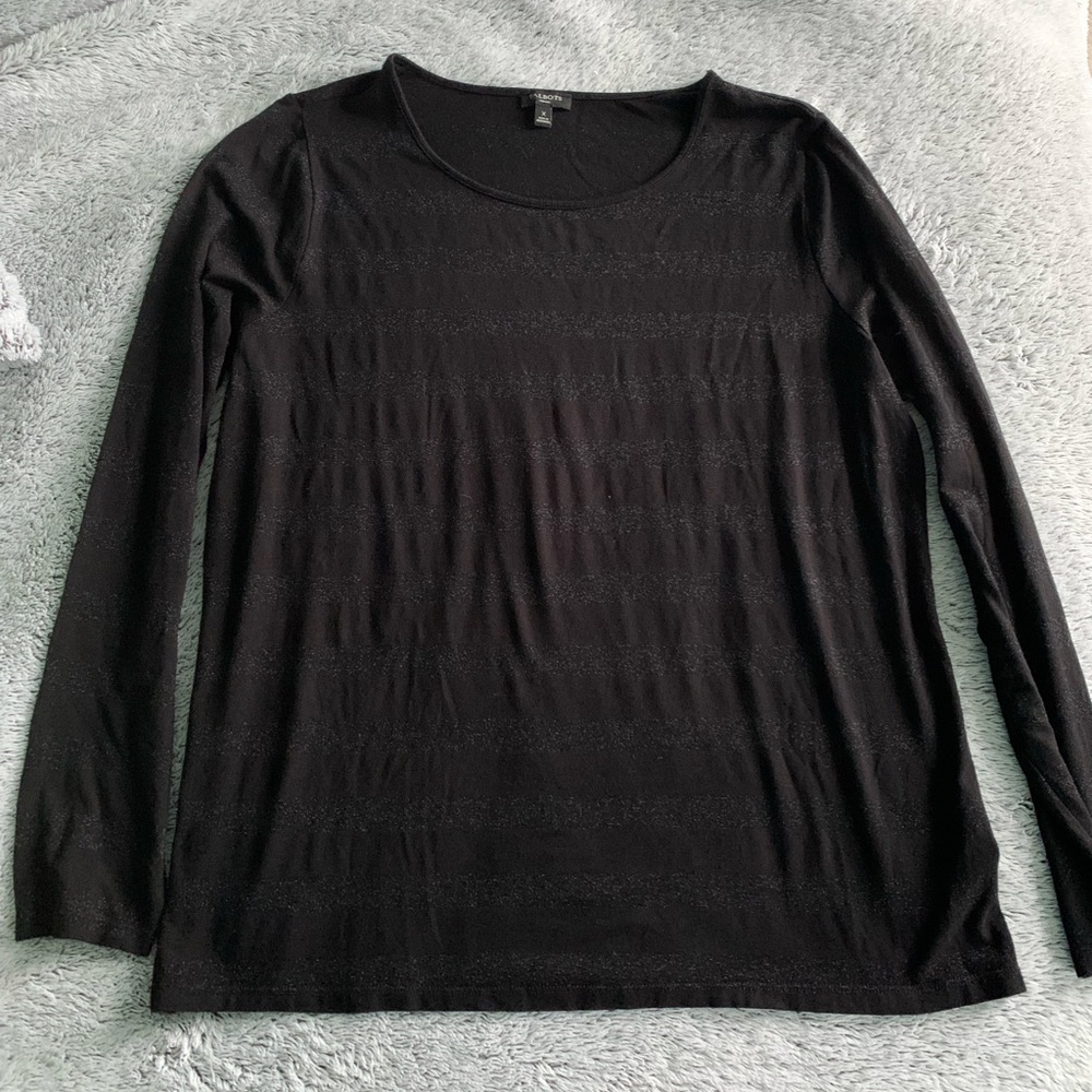Talbots Long Sleeve Glittery Top / Size X